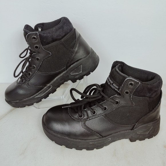 Response Gear Women's Black Leather 6" Delivery II Tactical Work Boots, 8 - Picture 2 of 10